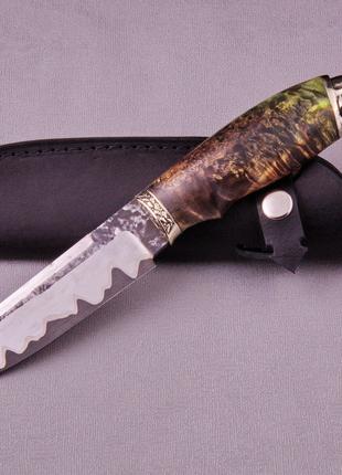 Охотничий нож ручной работы "Селезень", Ди-90 МП, в комплекте ...