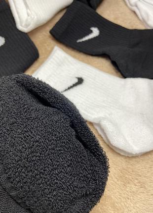 Теплые махровые высокие носки Nike.(махровая пятка)
