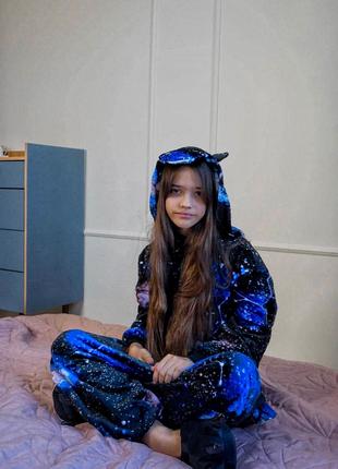 Кигуруми космический единорог, детский кигуруми, пижама для детей