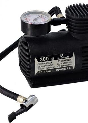 Воздушный компрессор Air Compressor 300pi DC-12V PSI в авто по...