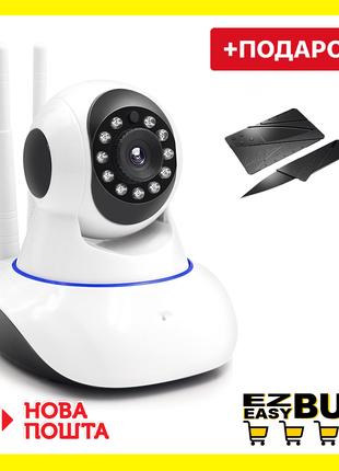 IP камера видеонаблюдения Wi-fi Smart Net Q6. Беспроводная кам...