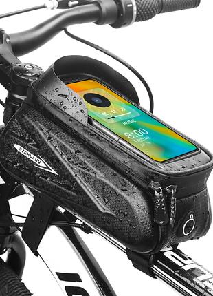 Сумка для велосипеда Rzahuahu с держателем для телефона на рам...