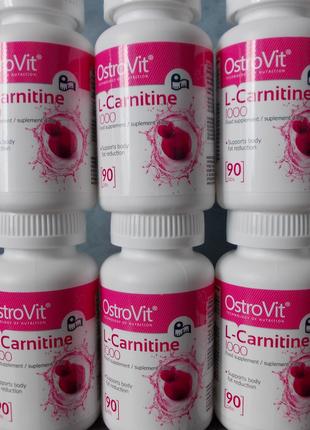 Жиросжигатель L-CARNITINE OstroVit 1000 мг. 90 таб (Польша).