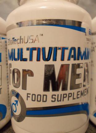 Вітаміни та мінерали для чоловіків Multivitamin for Men BioTech