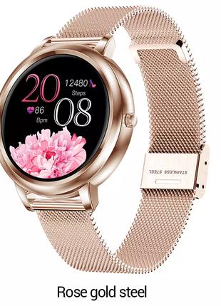 Часы наручные Smart Watch MK20 круглые Корпус и ремешок металл...