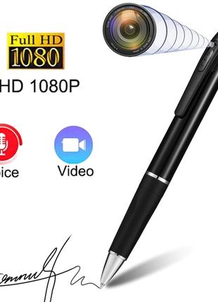 Ручка со скрытой камерой для аудио видео фото записи DVR 1080P