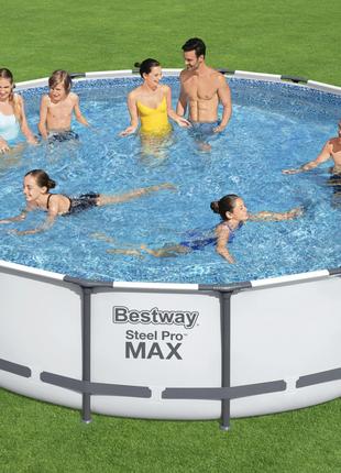 Каркасный круглый бассейн Bestway 549 х 122 см Steel Pro Max