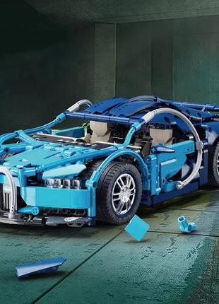 Конструктор модель гоночного автомобиля Bugatti 1:14 1258 дета...