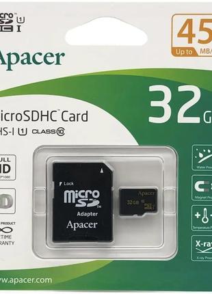Карта памяти Apacer microSDXC 32GB UHS-I U1 TF Card Class 10 +...
