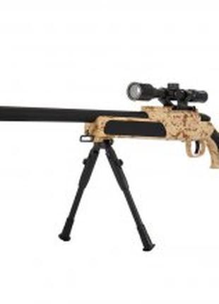 Снайперська гвинтівка дитяча з оптичним прицілом металева кулі...