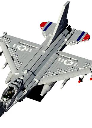 Конструктор самолета F-16 Высокодетализированная модель военно...