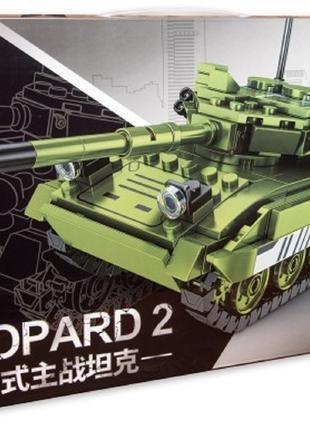 Конструктор складная модель тяжелого танка Леопард 2