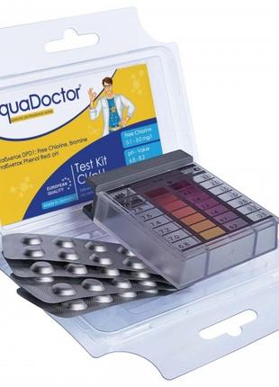 Таблетковий препарат для басейну AquaDoctor Test Kit для вимір...