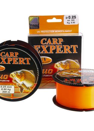 Carp Expert Fluo Orange 0.25 мм 300м 8,9 кг леска рыболовная