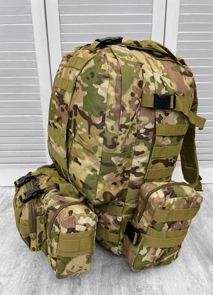 Камуфляжный военный рюкзак Silver Knight мультикам 55л , модул...