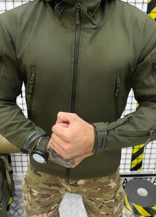 Тактическая куртка soft shell олива ,военная куртка.