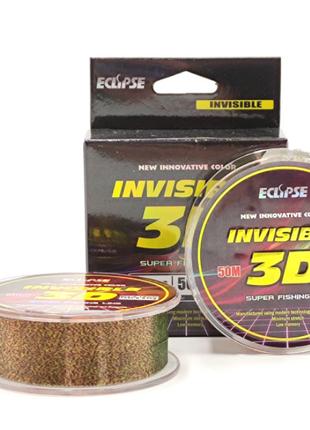 Леска ECLIPSE Invisible 3D 50m 0.10mm 4.5кг