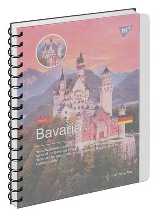 Тетрадь для записей YES А5/144 пл.обл. Bavaria 160120