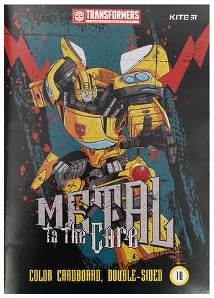 Картон цветной двусторонний Kite Transformers TF21-255