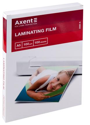 Плёнка для ламинирования Axent 2080-A, 100 мкм, A5, 154х216 мм...