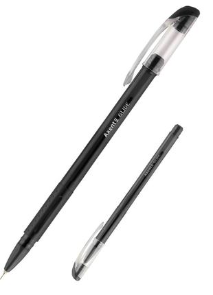 Ручка масляная Axent Glide AB1052-01-A, 0.7 мм, чёрная