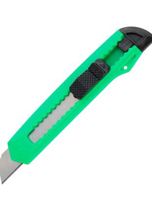 Нож канцелярский Axent Delta D6526, лезвие 18 мм, зеленый
