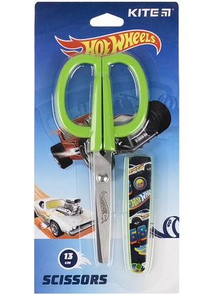 Ножницы в футляре Kite Hot Wheels HW21-124, 13 см