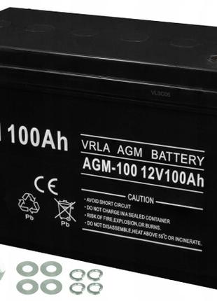 Аккумулятор гелевый Volt Polska VRLA AGM 12 V 100 Ah Аккумулят...