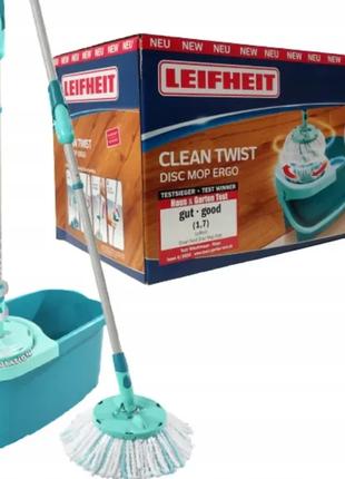 Набор для уборки Leifheit Clean Twist Disc Mop Ergo швабра+ведро