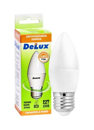 Лампа светодиодная DELUX BL37B 7Вт 2700K 220В E27
