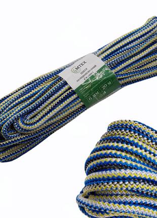 Шнур поліпропіл. плетений (6 мм) 20м