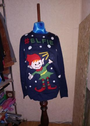 Новый крутой свитер primark с новогодним/

рождественским рису...
