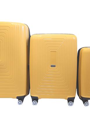Чемодан Airtex 241 Желтый Комплект чемоданов