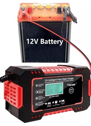 Зарядний пристрій для акумулятора АКБ gel 12v 220 до 6А