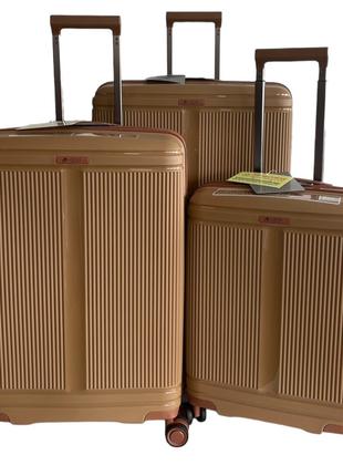 Чемодан Airtex 247 Коричневый Комплект чемоданов