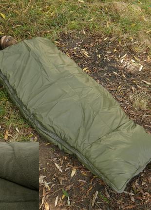 Тактический спальный мешок одеяло на флисе с капюшоном,Спальни...