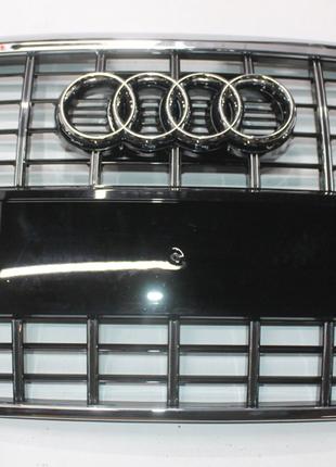 Решетка радиатора Audi A6 C6 2005-2011 в стиле Audi S6 (черная...
