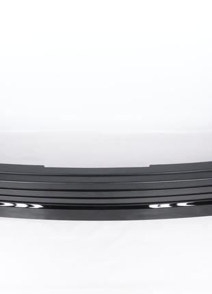 Докладка переднего бампера (черная) наToyota LC 200 2016+ стил...