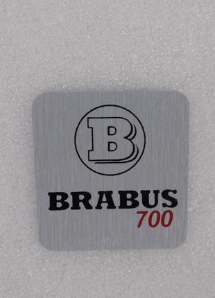 Шильд у ручку КПП Brabus 700 (31x31)