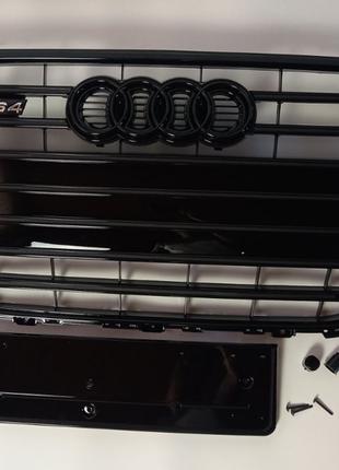 Решетка радиатора Audi A4 2012-2015 стиль Audi S4 Black