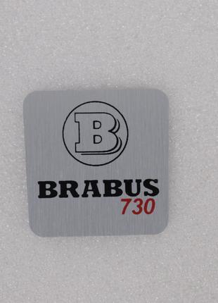 Шильд в ручку КПП Brabus 730 (31x31)