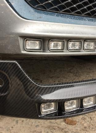 Карбоновые клыки переднего бампера Brabus для Mercedes G-class...