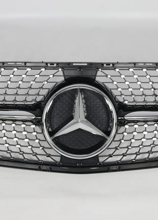 Решетка радиатора Diamond (black) Mercedes GLA-class X156 2014...