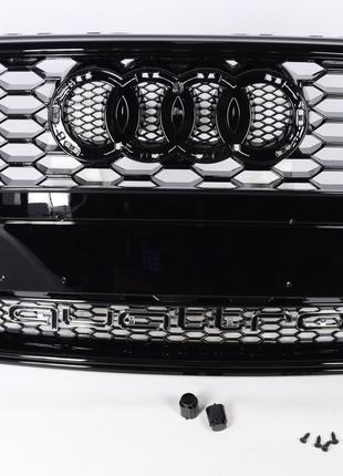 Решетка радиатора Audi A7 2011-2014 (с черной окантовкой и над...