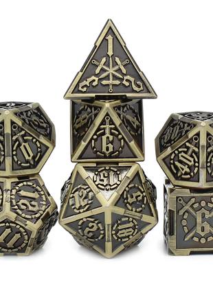Металеві дайси, куби, для настільних рольових ігор D&D;, Pathf...