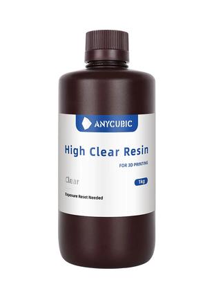 Суперпрозрачная фотополимерная смола Anycubic High Clear Resin