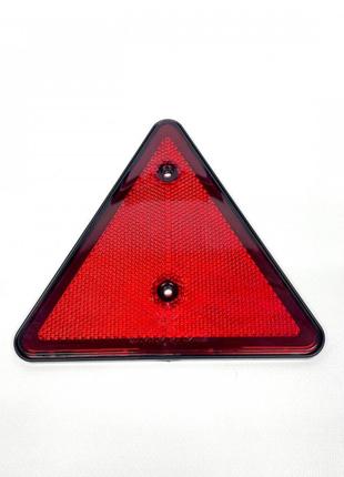 Светоотражатель (катафот) красный треугольный