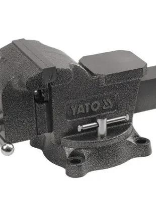 Тиски поворотные слесарные с наковальней 200 мм YATO YT-6504