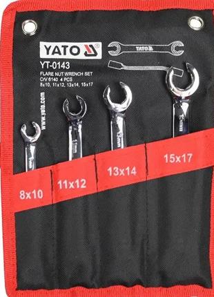 Набор разрезных ключей 4 шт. YATO YT-0143