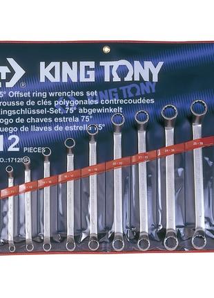 Набор ключей накидных 12шт. (6-32мм) King Tony (1712MR)